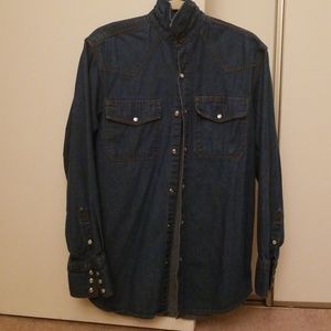 Key Pearl Snap Western Denim